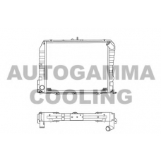 101275 AUTOGAMMA Радиатор, охлаждение двигателя