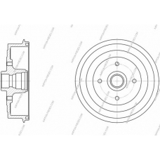 D340O02 NPS Тормозной барабан