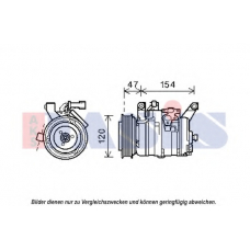 852552N AKS DASIS Компрессор, кондиционер