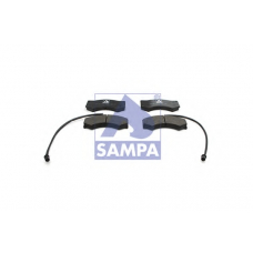 096.601 SAMPA Комплект тормозных колодок, дисковый тормоз