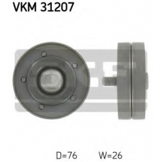 VKM 31207 SKF Паразитный / ведущий ролик, поликлиновой ремень