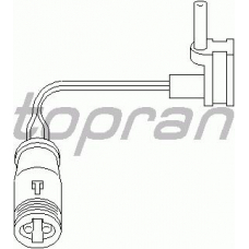 401 203 TOPRAN Датчик, износ тормозных колодок
