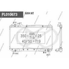 T156A86 NPS Радиатор, охлаждение двигателя