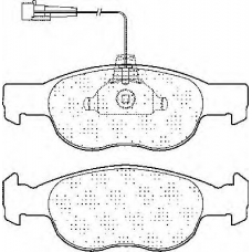 BP860 QUINTON HAZELL Комплект тормозных колодок, дисковый тормоз
