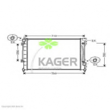 31-0034 KAGER Радиатор, охлаждение двигателя