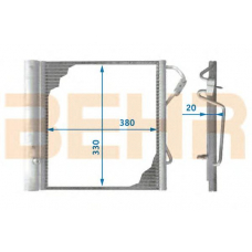 7400998 BEHR Condenser