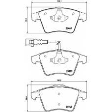 8DB 355 021-221 HELLA Комплект тормозных колодок, дисковый тормоз