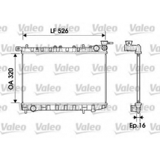 732405 VALEO Радиатор, охлаждение двигателя