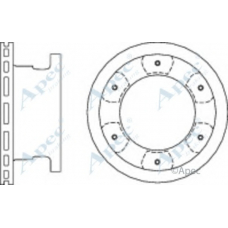 DSK2743 APEC Тормозной диск