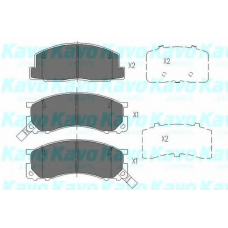 KBP-9040 KAVO PARTS Комплект тормозных колодок, дисковый тормоз
