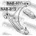NAB-60Y FEBEST Подвеска, рычаг независимой подвески колеса