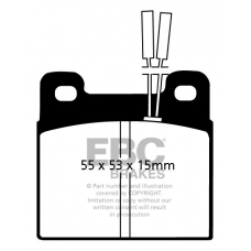 DP508 EBC Brakes Колодки тормозные