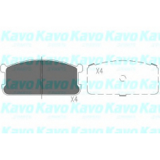 KBP-5521 KAVO PARTS Комплект тормозных колодок, дисковый тормоз