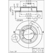 08.3939.10 BREMBO Тормозной диск