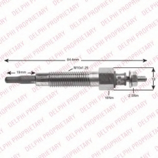 HDS425 DELPHI Свеча накаливания