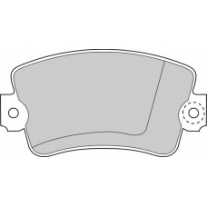 FD690V NECTO Комплект тормозных колодок, дисковый тормоз