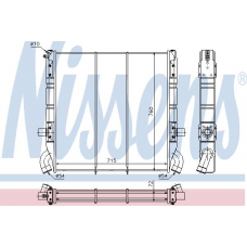 64075 NISSENS Радиатор, охлаждение двигателя