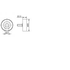 TKR 9154 TIMKEN Натяжной ролик, ремень грм