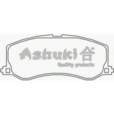 1080-0108J ASHUKI Комплект тормозных колодок, дисковый тормоз