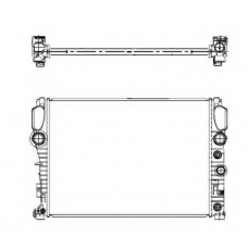 53423 NRF Радиатор, охлаждение двигателя