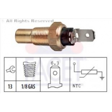 7.3080 FACET Датчик, температура охлаждающей жидкости; Датчик, 