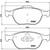 P 24 071 BREMBO Комплект тормозных колодок, дисковый тормоз