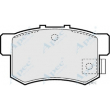 PAD680 APEC Комплект тормозных колодок, дисковый тормоз