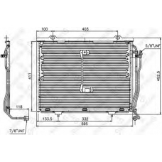 10-45055-SX STELLOX Конденсатор, кондиционер