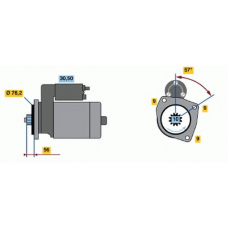 0 986 016 990 BOSCH Стартер