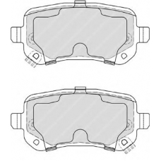 FDB4196 FERODO Комплект тормозных колодок, дисковый тормоз