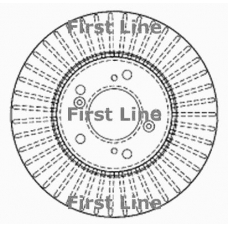 FBD1345 FIRST LINE Тормозной диск