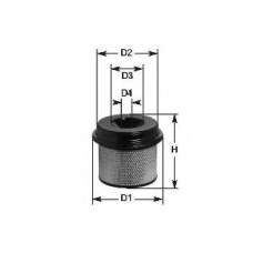 MA 522 CLEAN FILTERS Воздушный фильтр