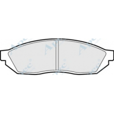 PAD328 APEC Комплект тормозных колодок, дисковый тормоз