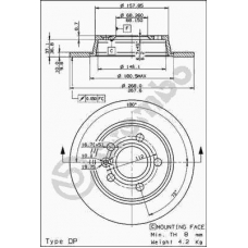 08.6935.10 BREMBO Тормозной диск