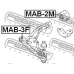 MAB-3F FEBEST Подвеска, рычаг независимой подвески колеса