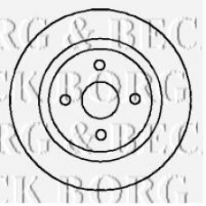 BBD4955 BORG & BECK Тормозной диск