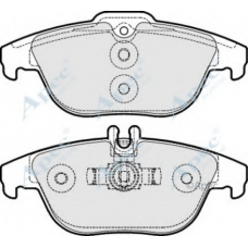 PAD1619 APEC Комплект тормозных колодок, дисковый тормоз