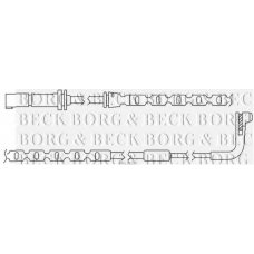 BWL3035 BORG & BECK Сигнализатор, износ тормозных колодок