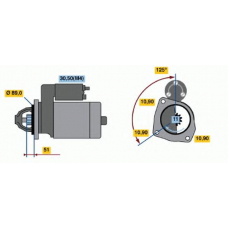 0 001 364 300 BOSCH Стартер