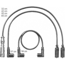 ZEF1180 BERU Комплект проводов зажигания