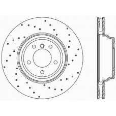 BDRS2398.25 OPEN PARTS Тормозной диск