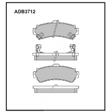 ADB3712 Allied Nippon Тормозные колодки