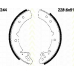8100 13525 TRISCAN Комплект тормозных колодок