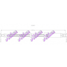 H3907 Brovex-Nelson Тормозной шланг