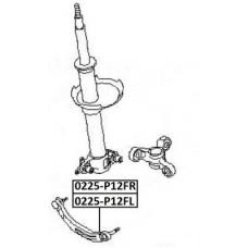 0225-P12FL ASVA Рычаг независимой подвески колеса, подвеска колеса