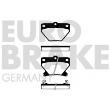 5502224557 EUROBRAKE Комплект тормозных колодок, дисковый тормоз