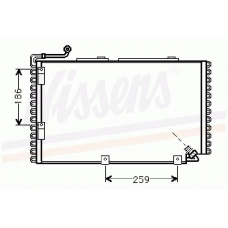 94332 NISSENS Конденсатор, кондиционер