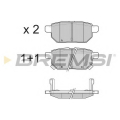 BP3322 BREMSI Комплект тормозных колодок, дисковый тормоз