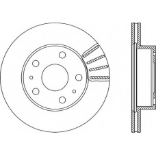 BDA1152.20 OPEN PARTS Тормозной диск