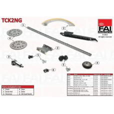 TCK2NG FAI AutoParts Комплект цели привода распредвала